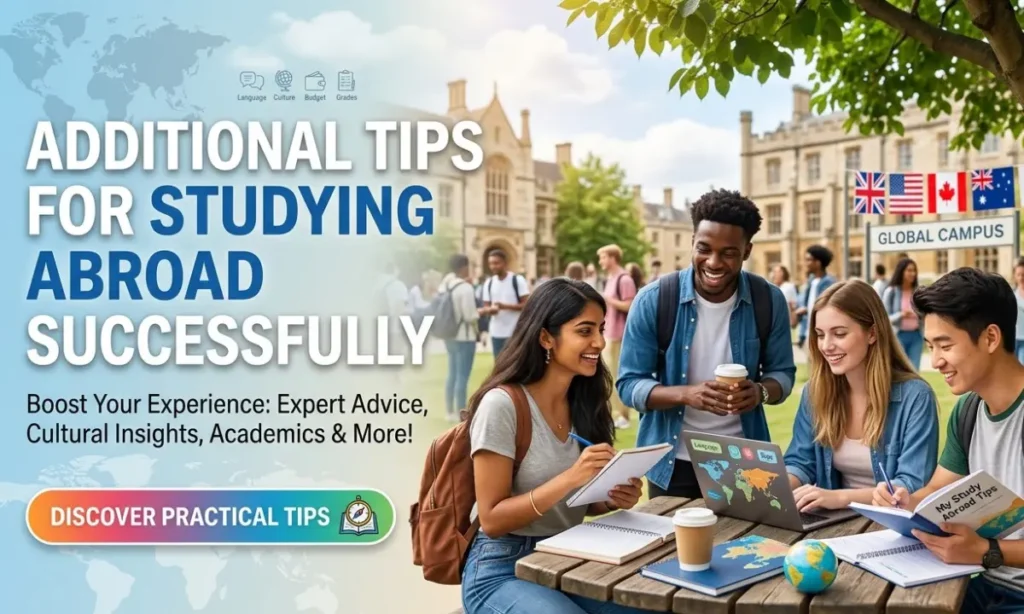 Additional Tips for Studying Abroad Successfully